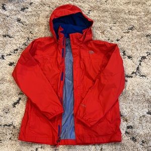 Boys North Face Rain Jacket size large 14/16
